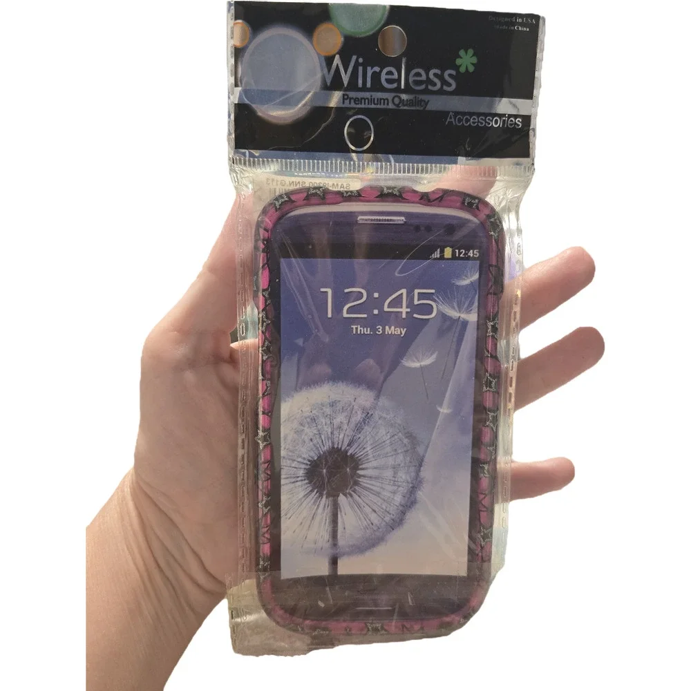 Pink Star Geometric Case for Samsung Galaxy S3 NIB